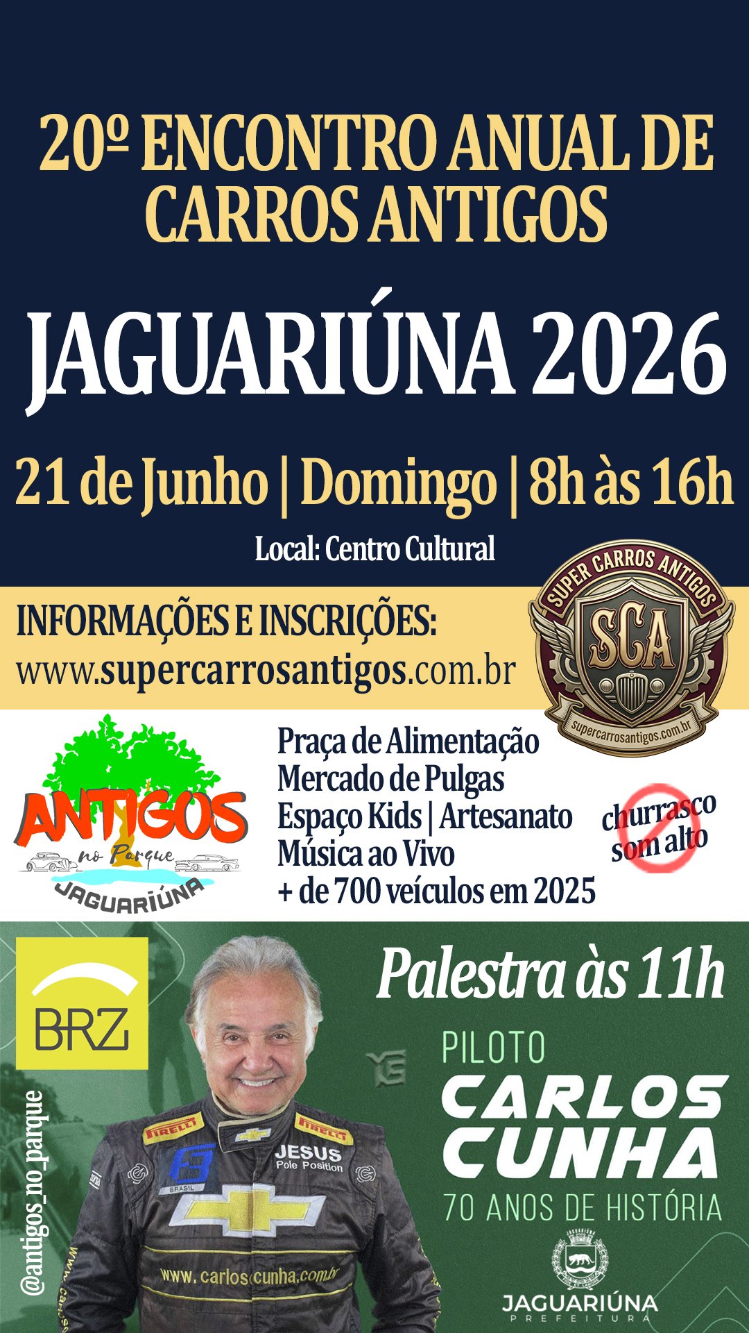 20º Encontro de Carros Antigos de Jaguariúna